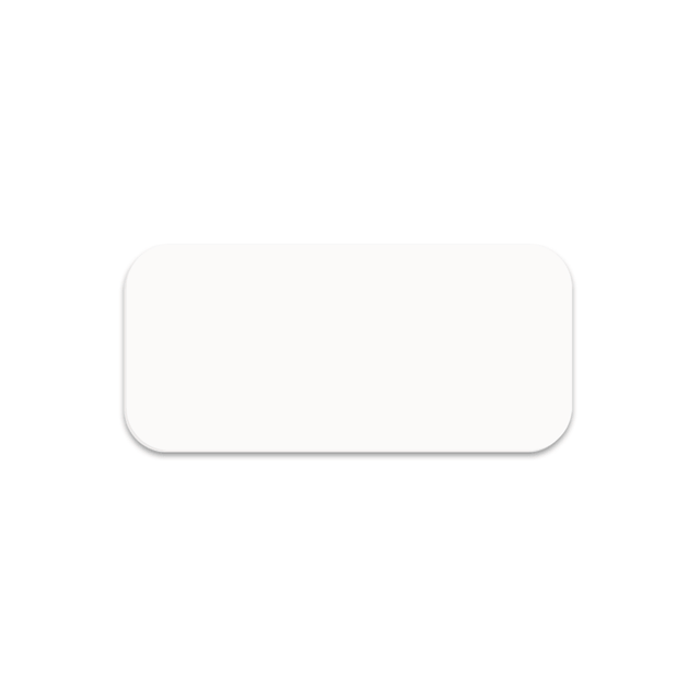 Unisub 1.25" x 3" Sublimation FRP Name Badge - HeatPressNation