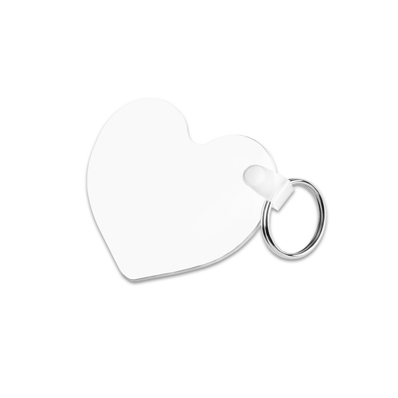 Key chain - heart - 2 sided 63x57mm