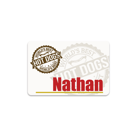 Unisub 2" x 3" Gloss Sublimation FRP Name Badge - HeatPressNation
