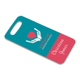 Unisub 1.75" x 3.5" Rectangle Sublimation FRP Bag Tag - HeatPressNation