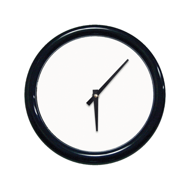 Unisub 8.125" Round Sublimation Aluminum Clock Kit with Lens - HeatPressNation