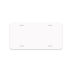 License Plate Frame Sublimation Templates: Unisub Blank Template