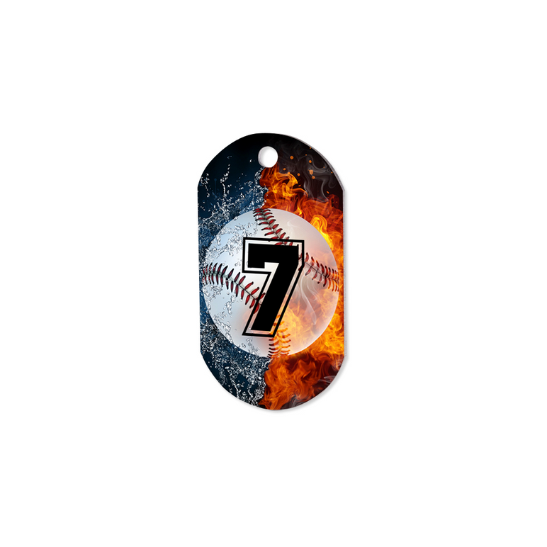 Two Sided Gloss White Aluminum Dye Sublimation Dog Tag Blanks