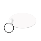 Unisub 1.375 x 2.5" Oval Sublimation Aluminum Keychain - HeatPressNation