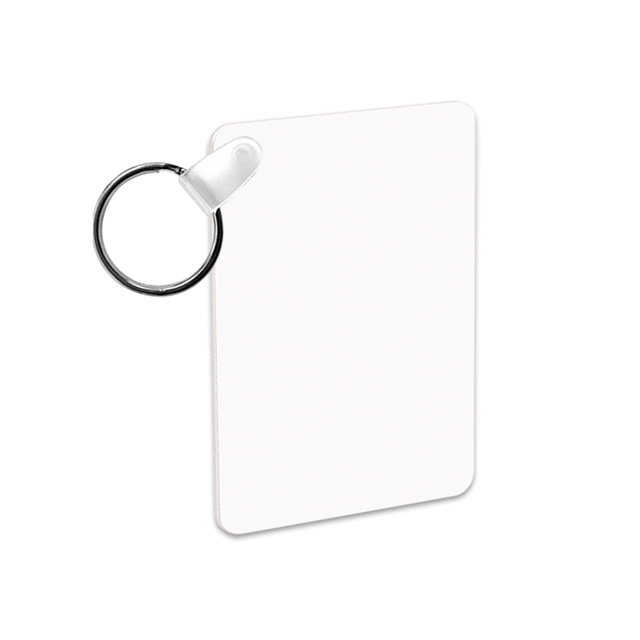 Unisub 1.6" x 2.25" Rectangle Sublimation Aluminum Keychain - HeatPressNation