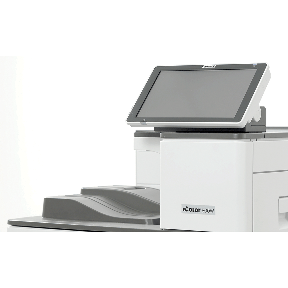 Uninet IColor 800W Pro White Toner DTF Printer with IColor ProRIP, SmartCUT Software, Masterclass, and Rolling Cart Storage - HeatPressNation