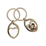 HPN SubliCraft Twisted Heart Sublimation Key Ring - 20 per Case - HeatPressNation