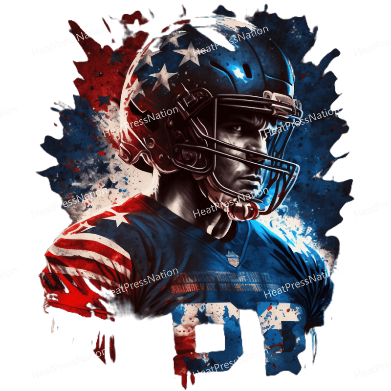 Football Splatter Design