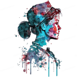Splatter Girl Design - HeatPressNation