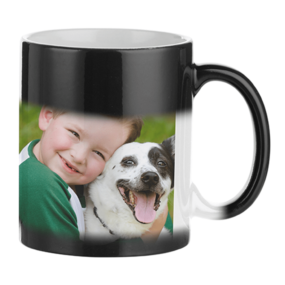 HPN SubliCraft 11 oz. Glossy Color Changing Sublimation Ceramic Mug - 36 per case - HeatPressNation