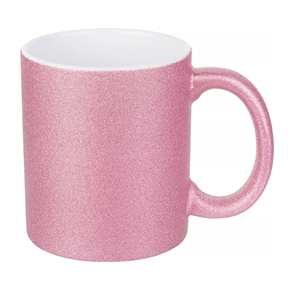 HPN SubliCraft 11 oz. Glitter Sublimation Ceramic Mug - 12 per case - HeatPressNation