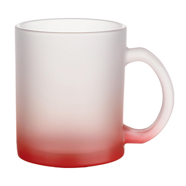 144 Pack Gradient Sublimation Blank Mug 3oz Colored Glass Mug Frosted Shot  Glass