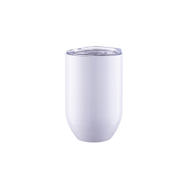 HPN SubliCraft 12 oz. Sublimation Stainless Steel Stemless Wine Tumbler Cup - HeatPressNation