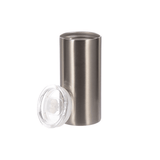 HPN SubliCraft 12 oz. Silver Stainless Steel Sublimation Lowball Tumbler - HeatPressNation