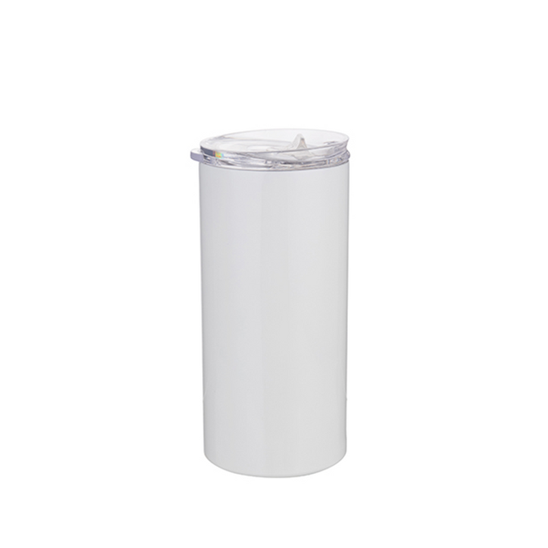 16 oz Tall Tube Thermal Tumbler - White – Blank Sublimation Mugs