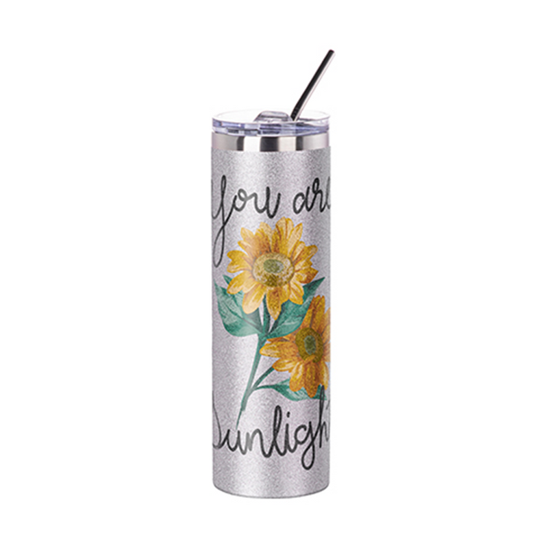 Sublimation 30-ounce Flip Straw Tumbler, Carry handle