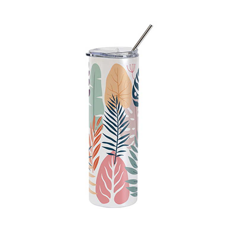 HPN SubliCraft 20 oz. Straw Top Stainless Steel Sublimation Water Bott
