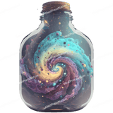 Fantasy Galaxy Bottle Design - HeatPressNation