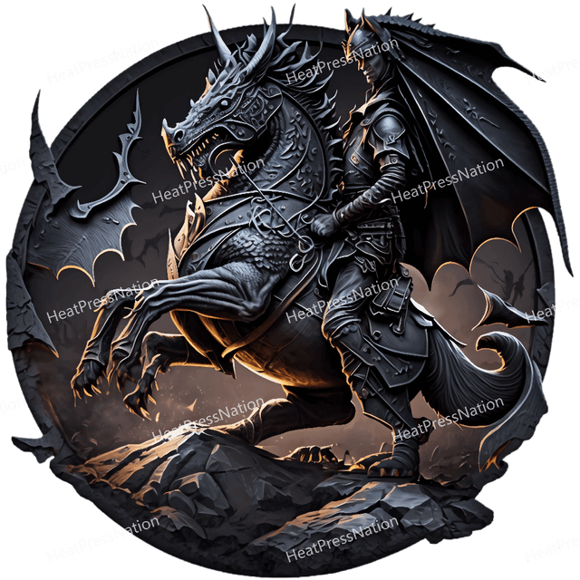 Metallic Dragon Design - HeatPressNation