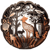 Forest Cutout Design - HeatPressNation