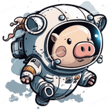 Pig Astronaut Design - HeatPressNation