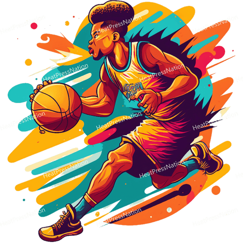 Splatter Basketball Dribble Design