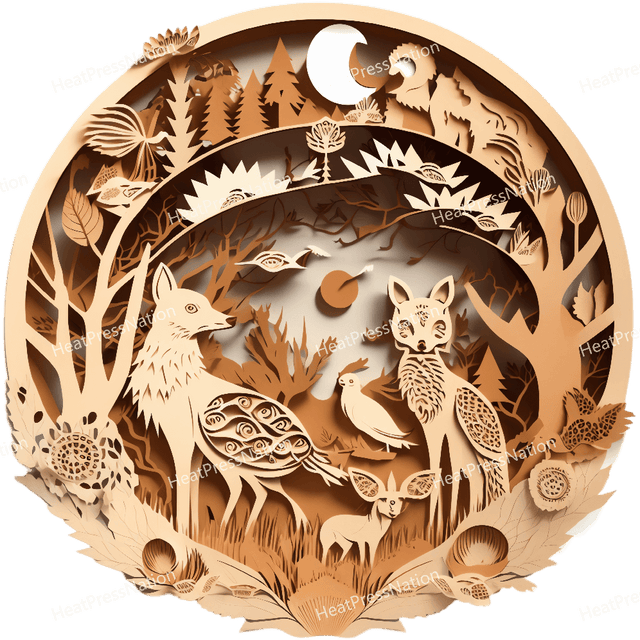 Wild Animal Cutout Design - HeatPressNation
