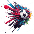 Splatter Soccer Design - HeatPressNation