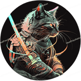 Side View Cat Fighter Design - HeatPressNation