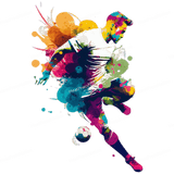 Splatter Soccer Kick Design - HeatPressNation