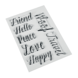 Artesprix Sublimation Stamps - Hand Lettered Basics - 4" x 6" - HeatPressNation