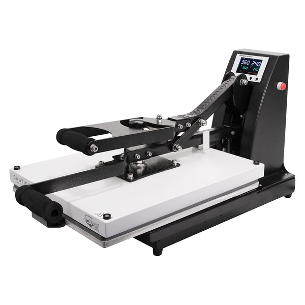 OUKANING 16 x 20 Clamshell Auto Open Heat Press Machine with Slide Out  Function Heavy 