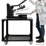 HPN Universal Heat Press Stand with Wheels - HeatPressNation