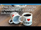 HPN ORCA Premium 3 oz. Sublimation Ceramic Mini Mug - 72 per Case