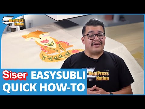 Siser EASYSUBLI Heat Transfer Vinyl - 11" x 16.5" - 25 Sheets