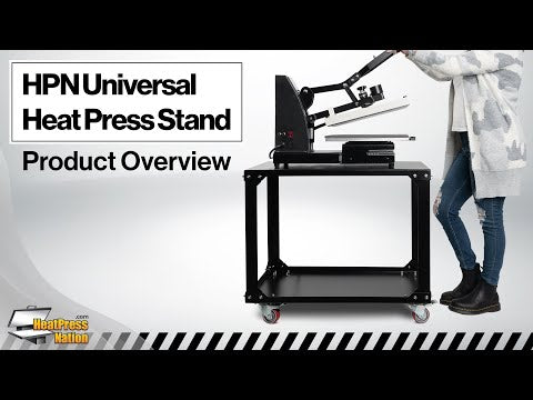 HPN Universal Heat Press Stand with Wheels