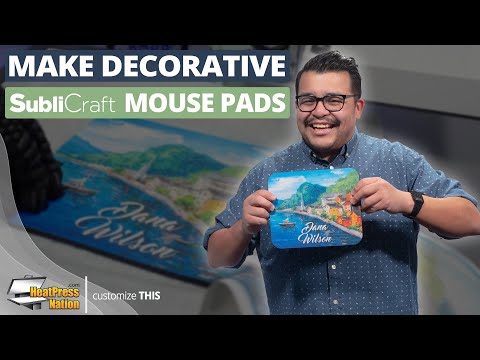 HPN SubliCraft 9.25" x 7.75" Sublimation Mouse Pads - 10 Pack