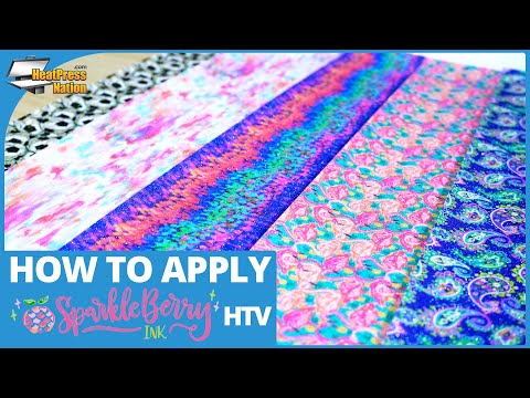 Sparkleberry Ink PATTERNED Heat Transfer Vinyl - Flamingos Mint