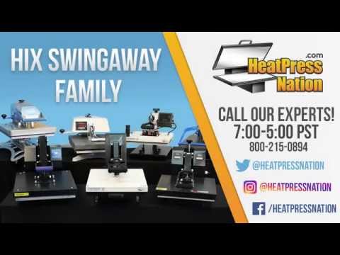 HIX EVO TOUCH SwingMan 25 20" x 25" Swing Away High Pressure Heat Press