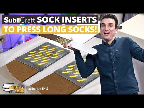HPN SubliCraft "Hockey" Sock Heat Press Insert
