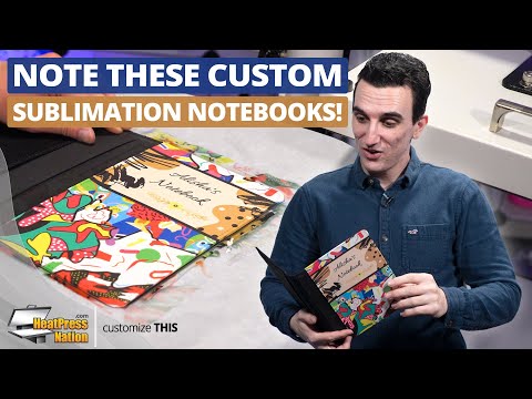 HPN SubliCraft Large Sublimation Notebook - 50 per Case