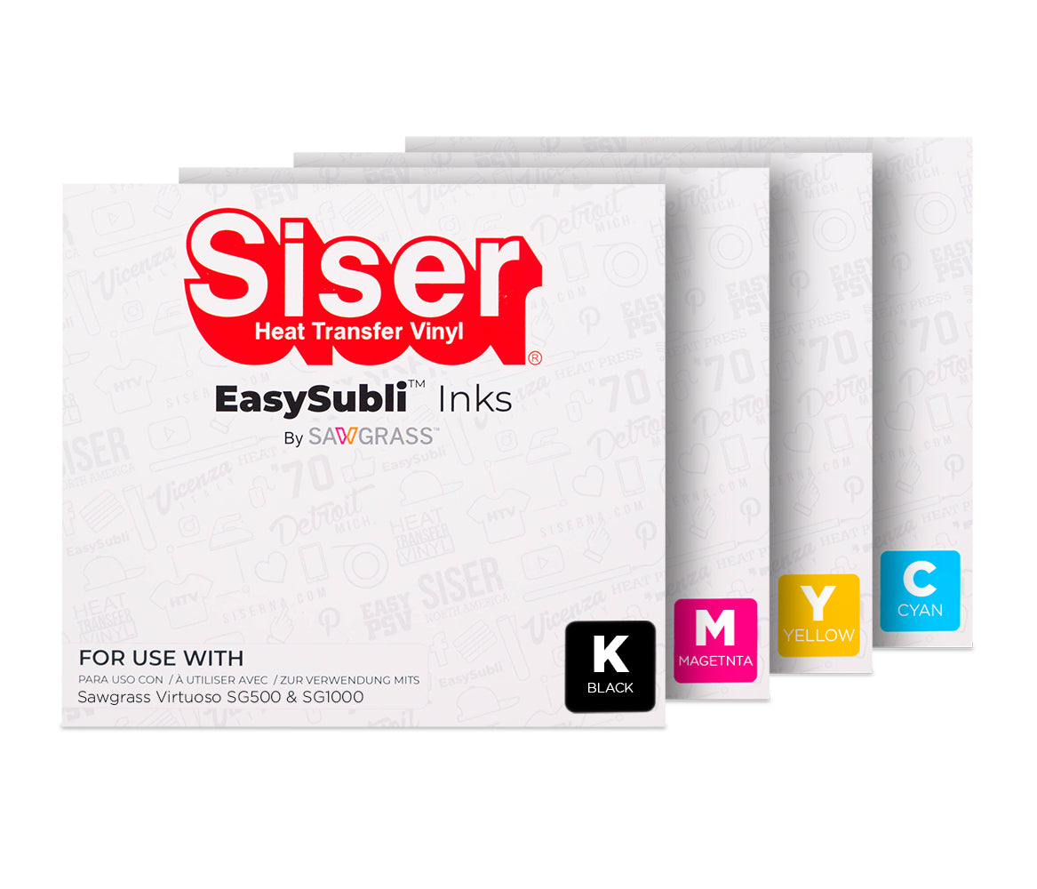 Siser EasySubli UHD Individual Ink Cartridges for Sawgrass SG500/SG1000