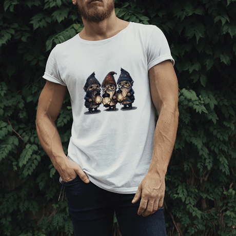 Gnomes with Laterns Design - HeatPressNation
