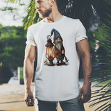 Gnome near Lamp Design - HeatPressNation