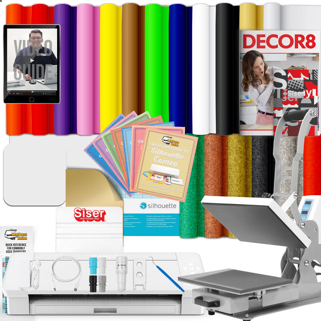 Silhouette Cameo 4 Deluxe Bundle with HPN Craft Pro Heat Press - HeatPressNation