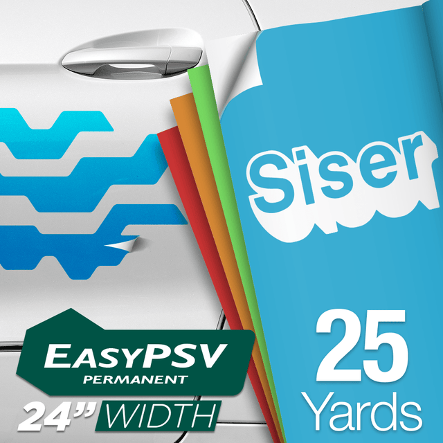 Siser EasyPSV Permanent Adhesive Sticker Vinyl - 24" x 25 Yards - HeatPressNation