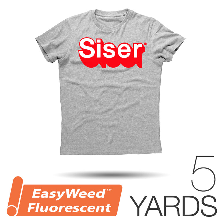 SISER HTV EasyWeed Heat Transfer Vinyl 15 x 5 Yds WHITE for T Shirts /  Textiles