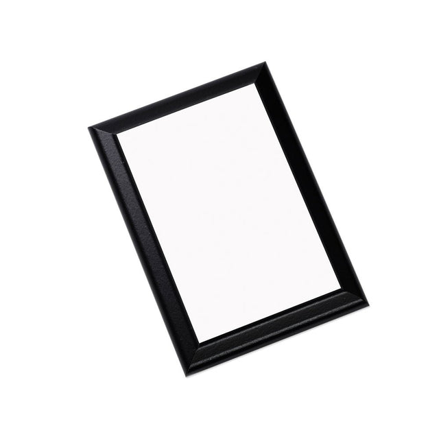 Unisub 8" x 10" Black Sublimation MDF Plaque with Ogee Edge - HeatPressNation