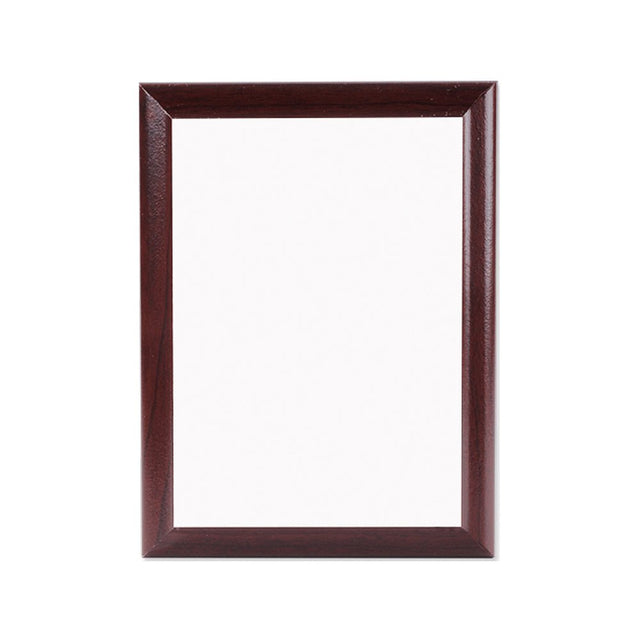 Unisub 6" x 8" Cherry Sublimation MDF Plaque with Ogee Edge - HeatPressNation