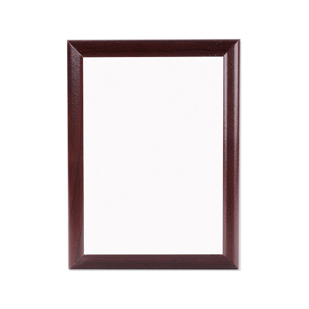 Unisub 9" x 12" Cherry Sublimation MDF Plaque with Ogee Edge - HeatPressNation